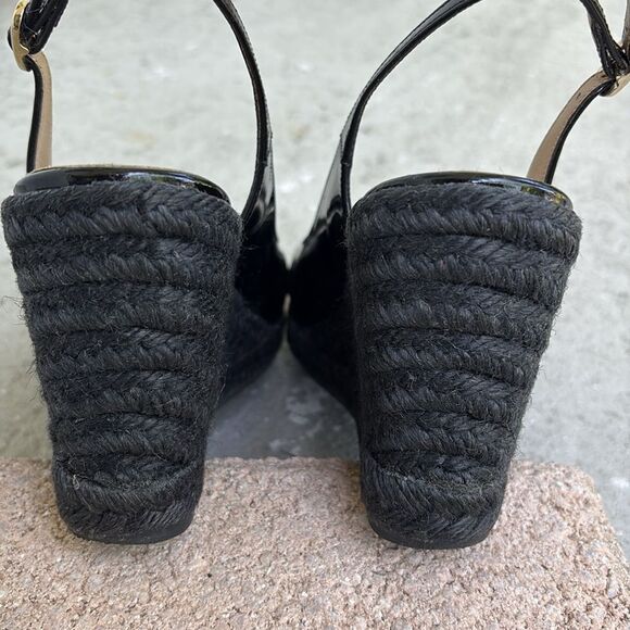 Valentino Bow Patented leather wedges - Picture 6 of 10